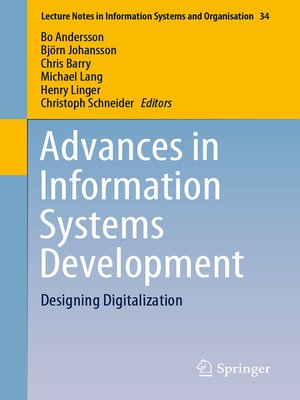 cover image of Advances in Information Systems Development